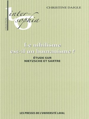 cover image of Le nihilisme est-il un humanisme?